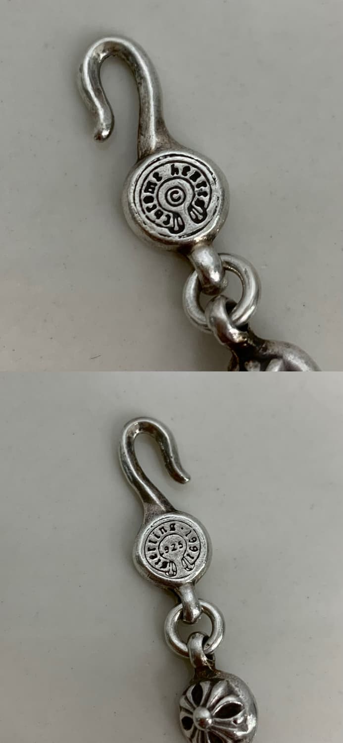 [20인치]크롬하츠 크로스볼 체인 펜던트 목걸이 25링크 상품이미지7