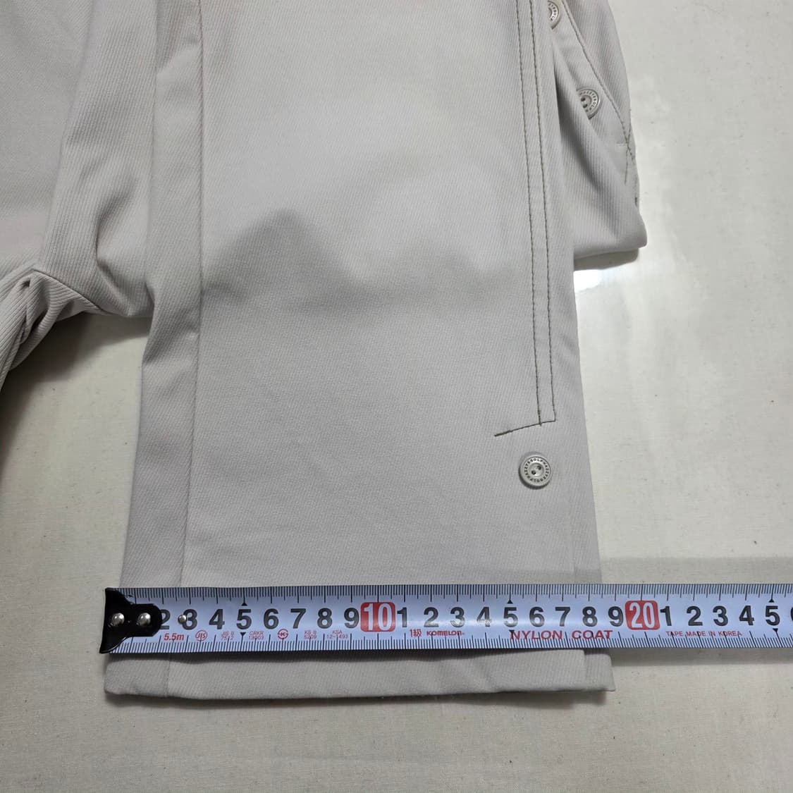 1019 헤지스 골프 사이드 버튼 포인트 세미 부추컷 26 상품이미지4