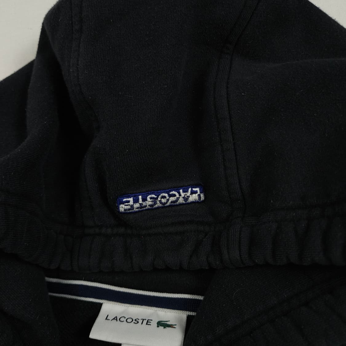 S(90) 라코스테 후드 블랙 상품이미지5