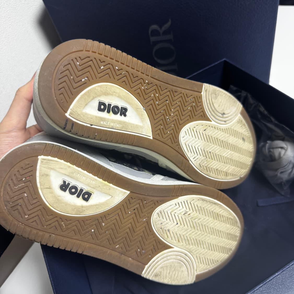 디올 오블리크 B27 스니커즈 41 상품이미지5