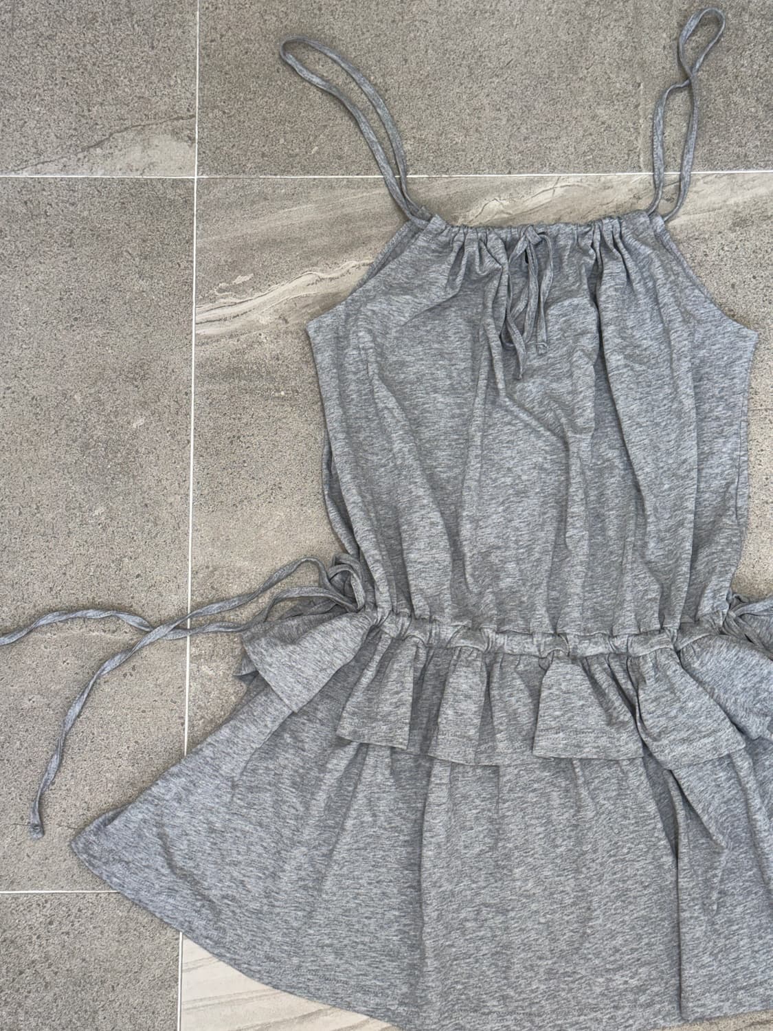 RENSE Shirring Frill Layered Sleeveless  상품이미지2