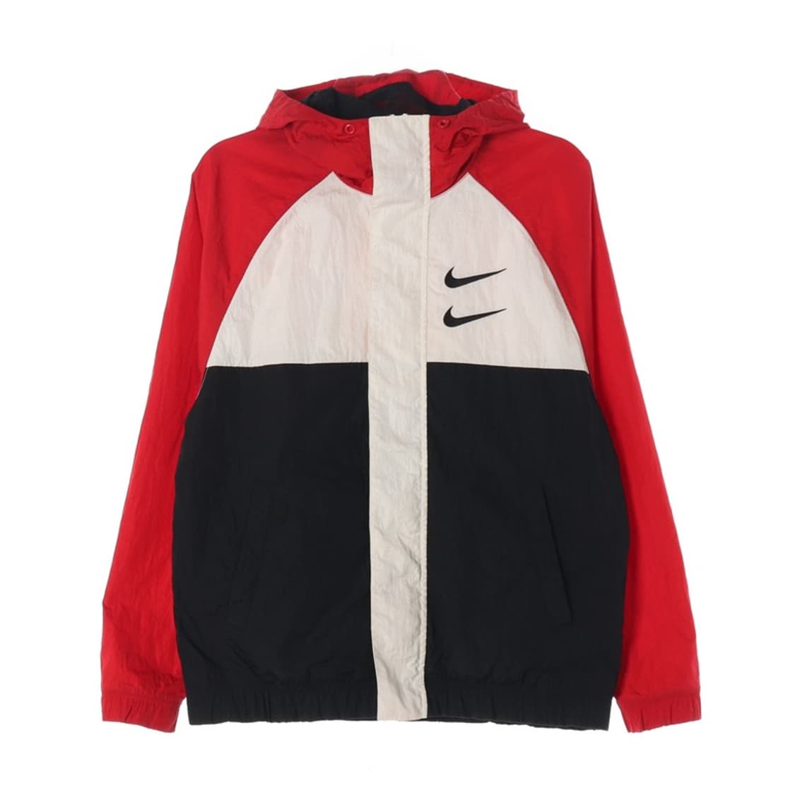 나이키 더블 스우시 배색 우븐 후드 자켓 M 상품이미지1