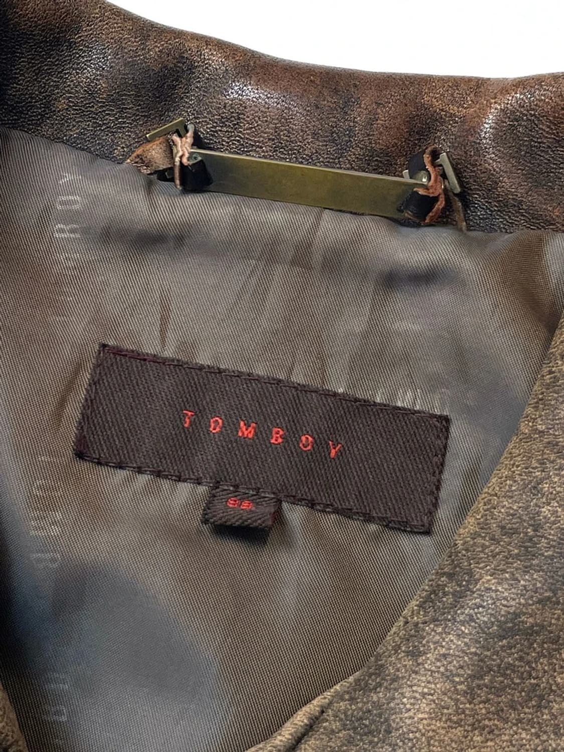 톰보이 00s 페이딩 A-2 플라이트 양가죽 자켓 A1402 상품이미지6