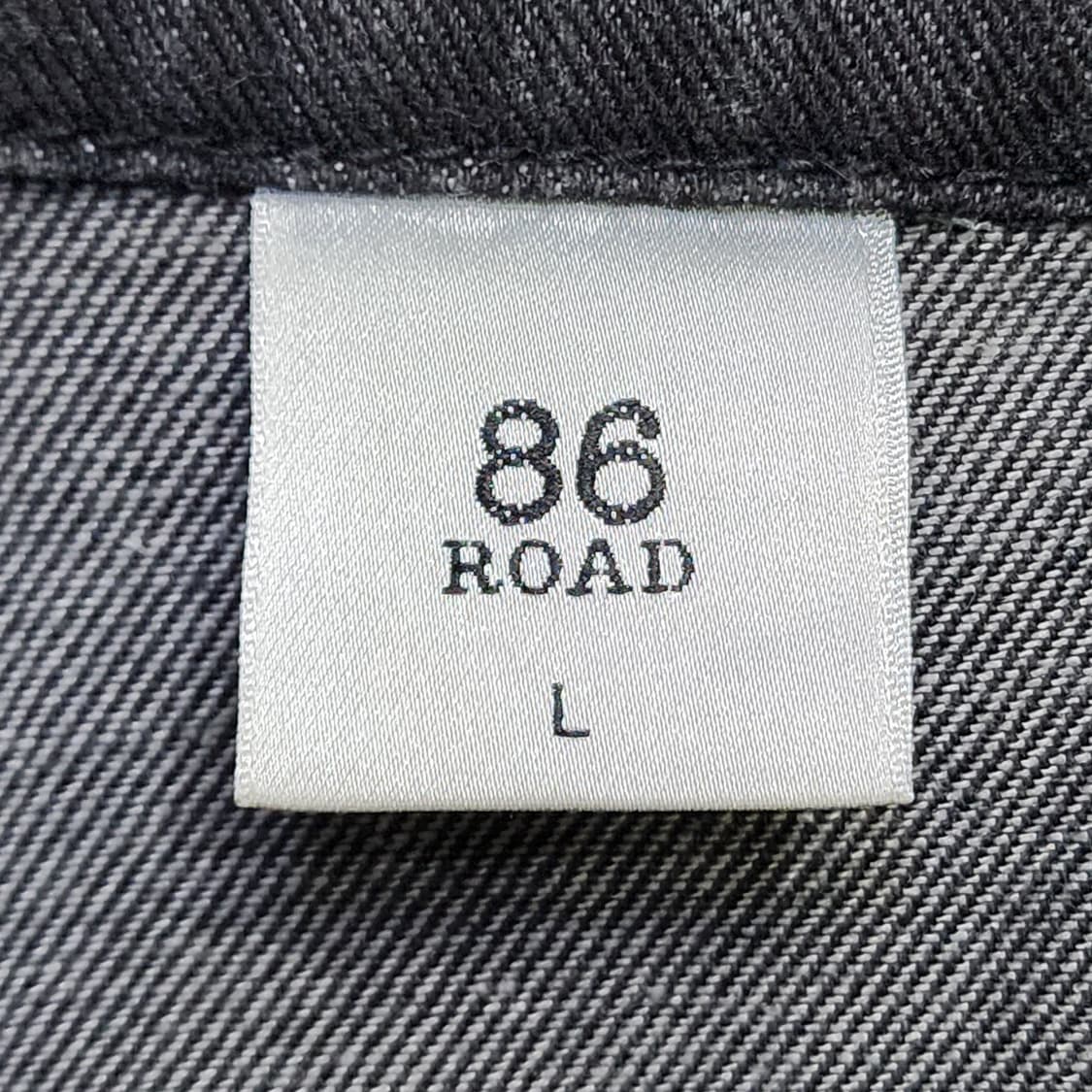 [L] 86 ROAD 워싱 블랙 데님자켓 상품이미지4