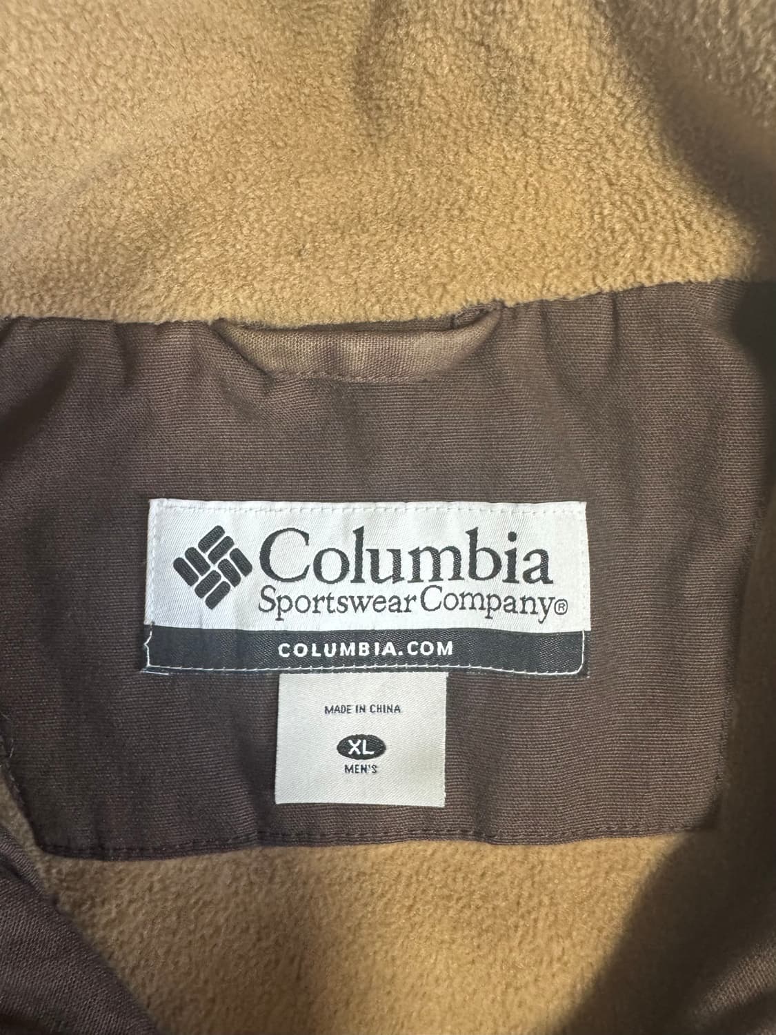 (XL) 컬럼비아 갈색 봄버 자켓 상품이미지4