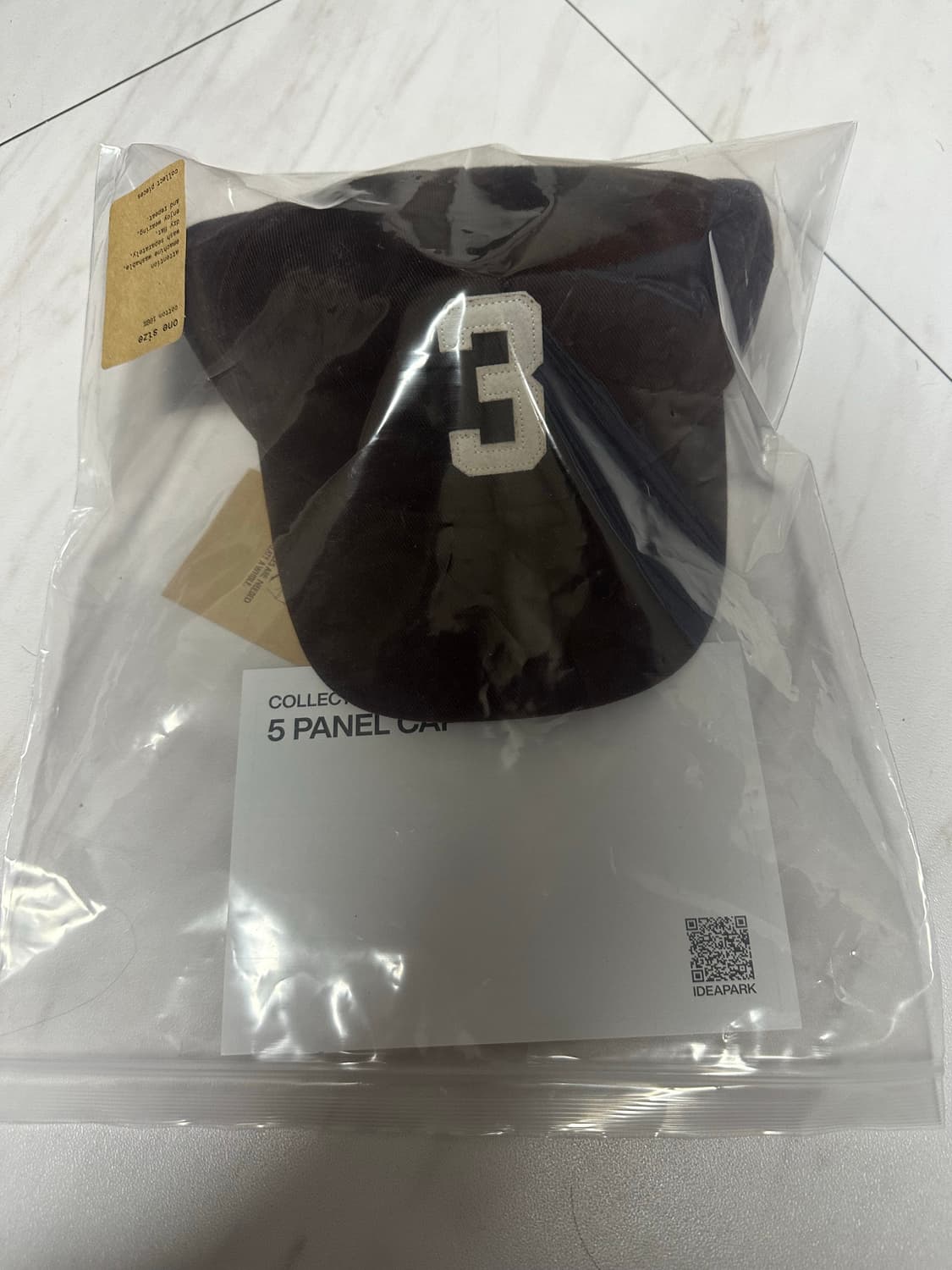 컬렉트피시스 5패널 캡 브라운 (블랙 교환 가능) 상품이미지1