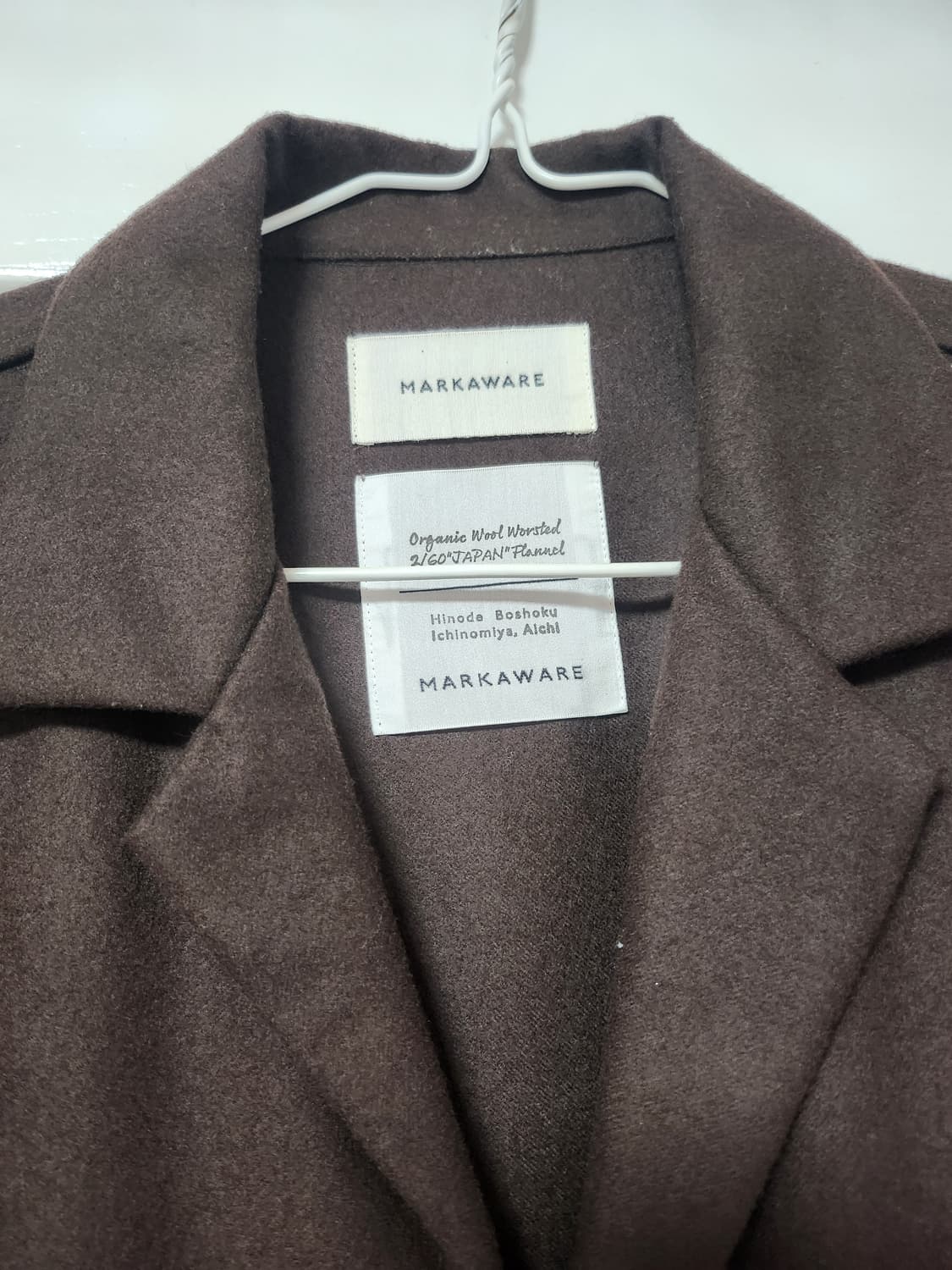 마카웨어 울 셔츠 브라운 2  상품이미지2