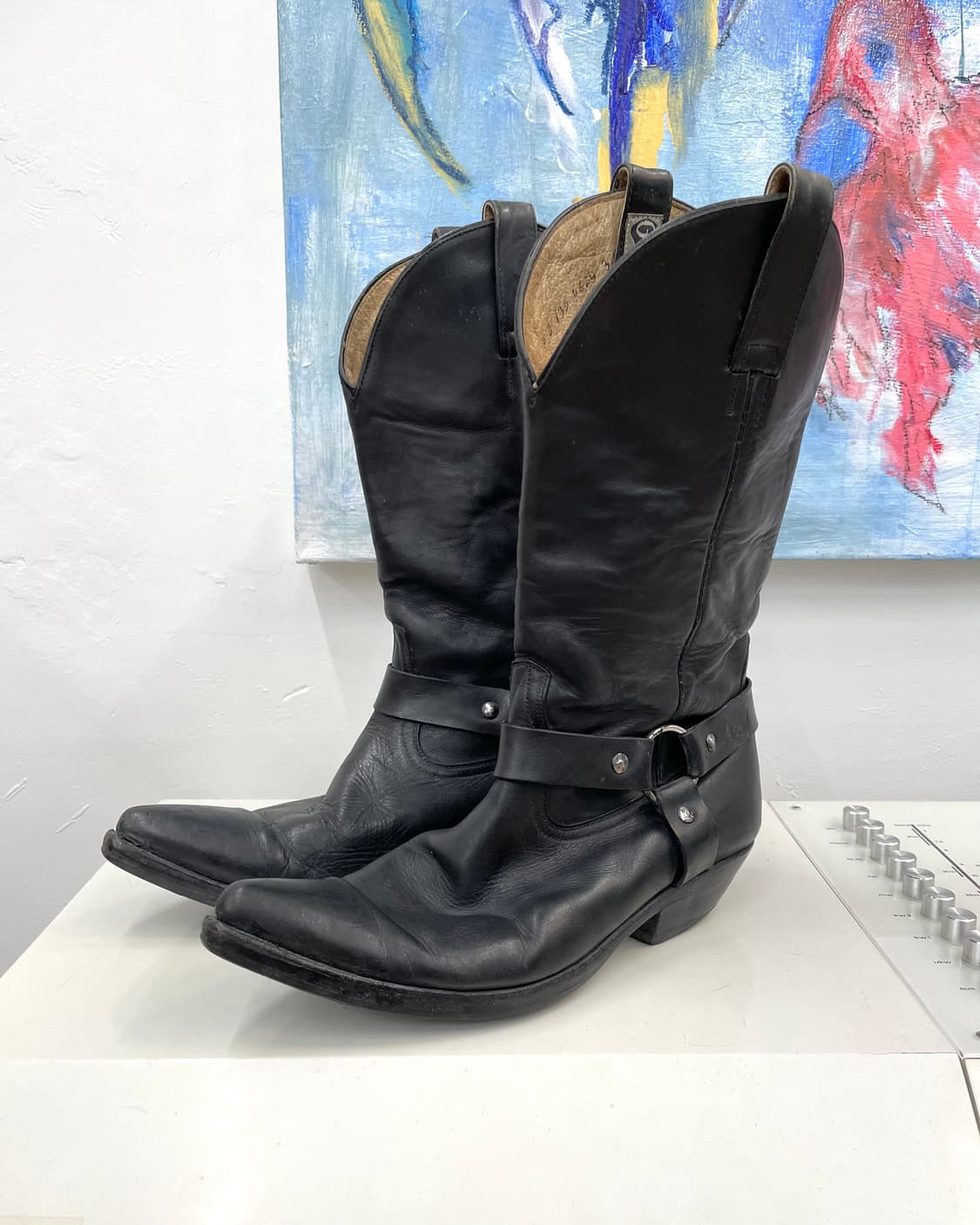 [270] 80-90s 레더 웨스턴 부츠 상품이미지2