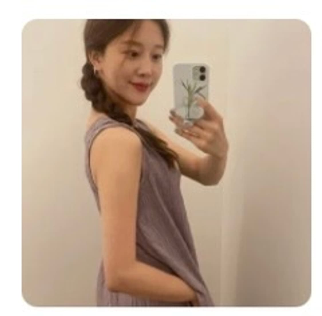 핑너겟 아트 슬리브리스 원피스 퍼플 상품이미지1