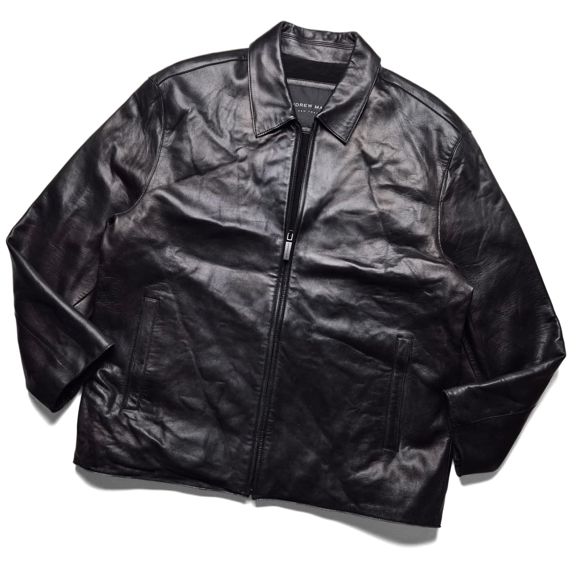 [L] 앤드류마크 싱글레더자켓 양가죽 상품이미지2