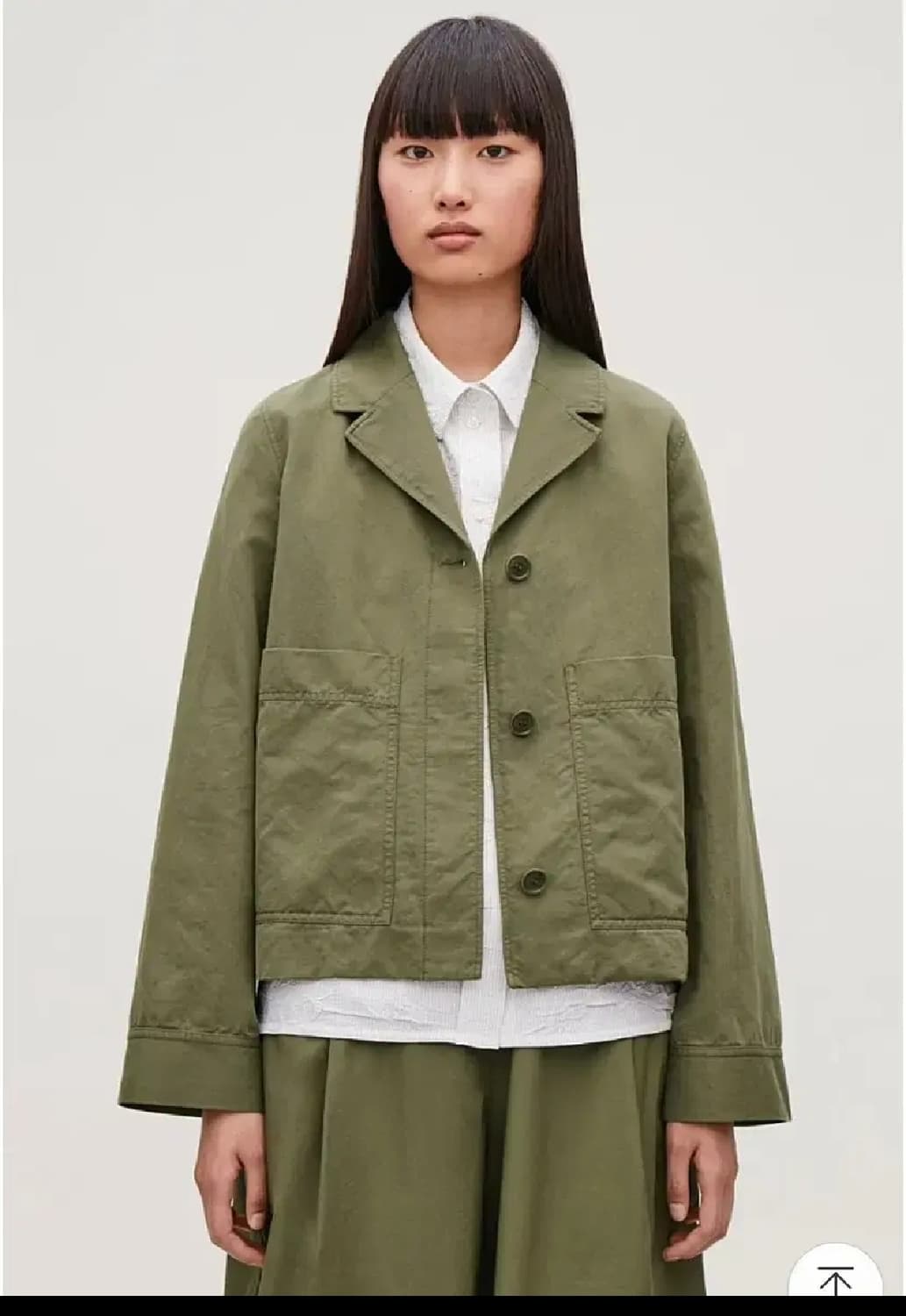 COS 코튼 린넨 블레이저 자켓 eur34 (55) 상품이미지4