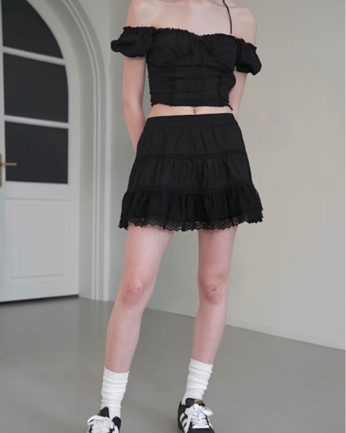 드라이로즈 캉캉 레이스 스커트 CANCAN LACE SK 상품이미지2