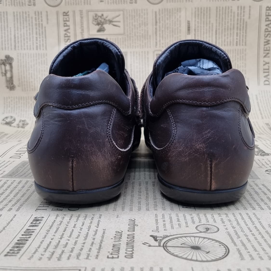 체사레파치오티 레더 남성스니커즈 실사이즈260 상품이미지4