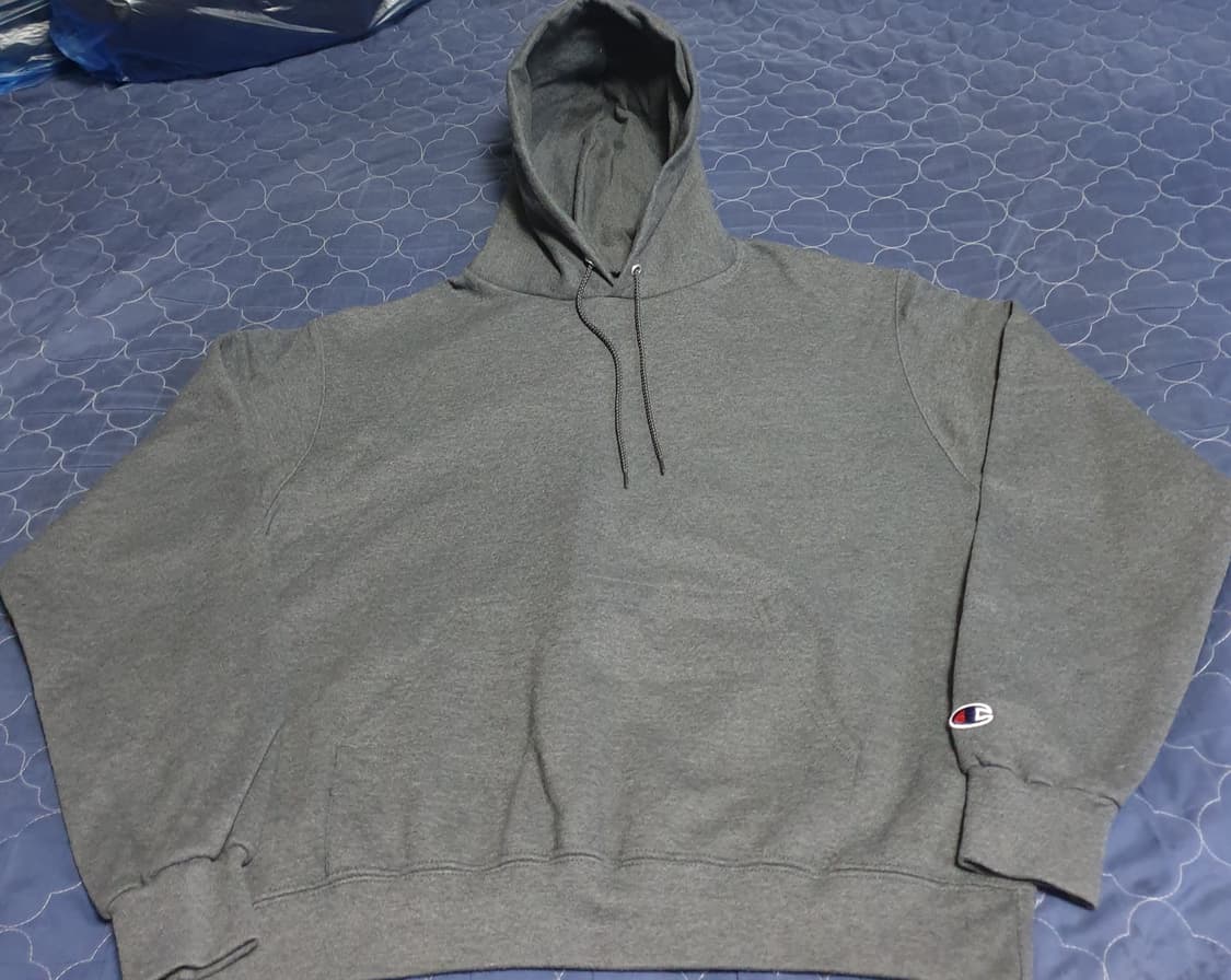 챔피온 ECO 약기모 후드티 다크그레이 (L) 상품이미지1