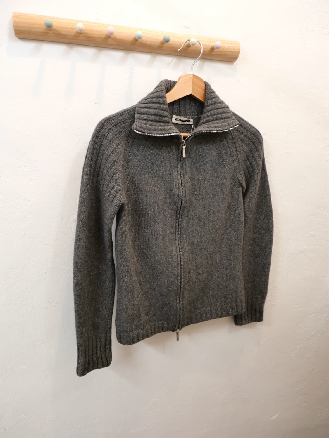  질샌더 캐시미어 블렌드 니트 집업 상품이미지1