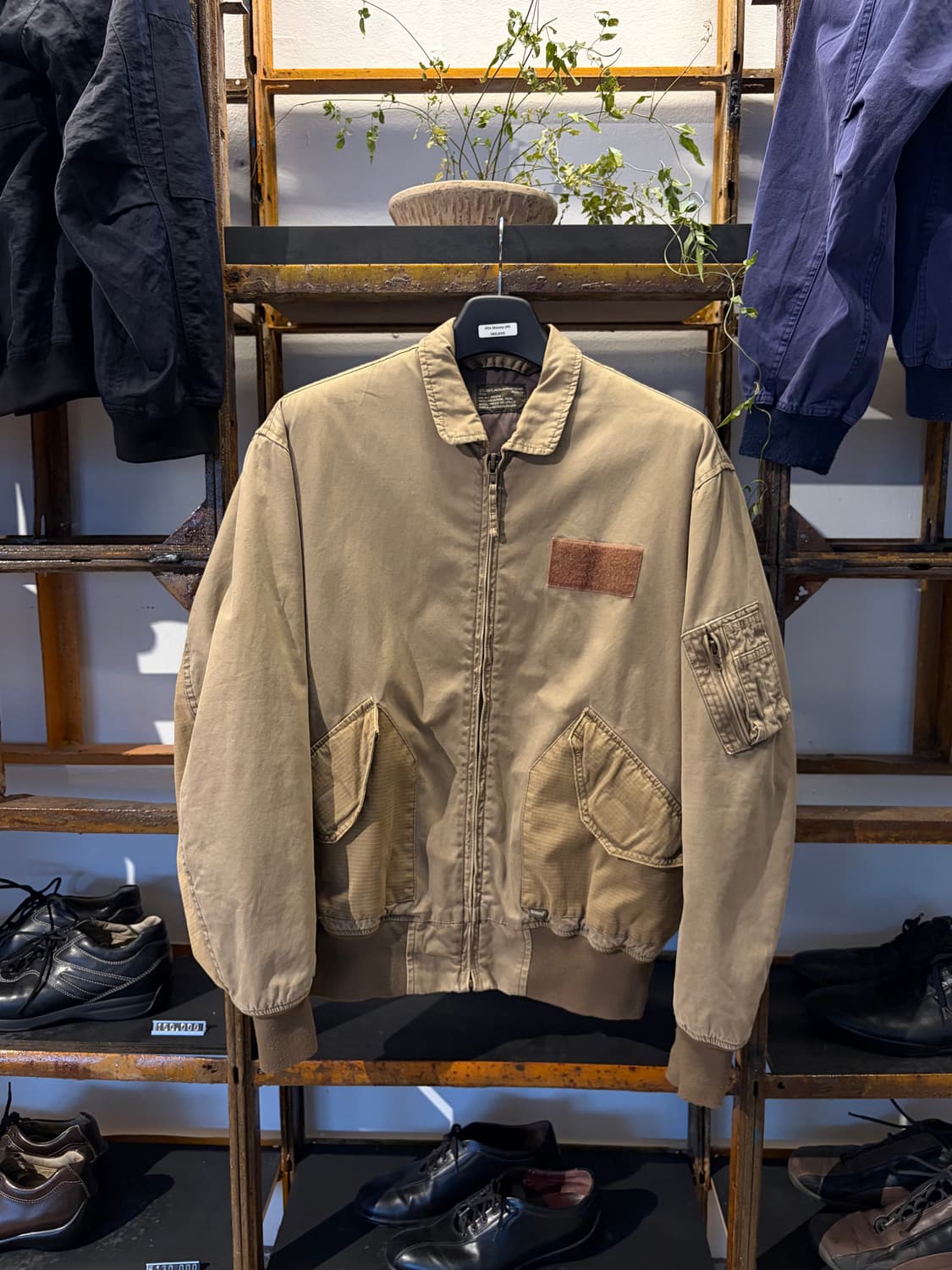 00s stussy Army mix jacket 상품이미지1