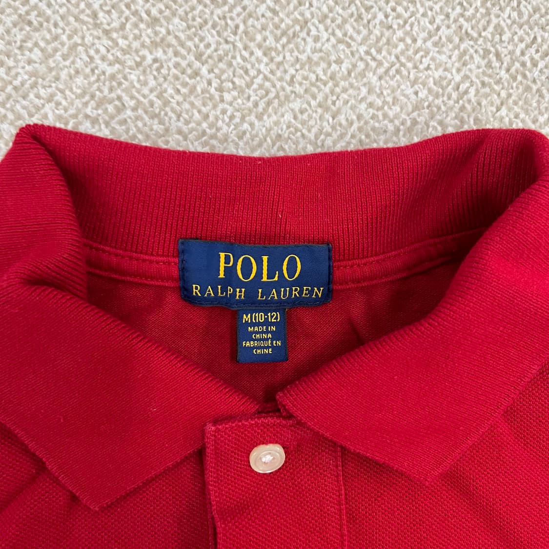 10-12 폴로랄프로렌 키즈 긴팔 카라티 0128M 상품이미지2