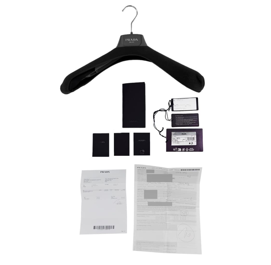 [L] 프라다 남성 삼각로고 불 데님 시어링 패디드 블루종 자켓 블랙 상품이미지10