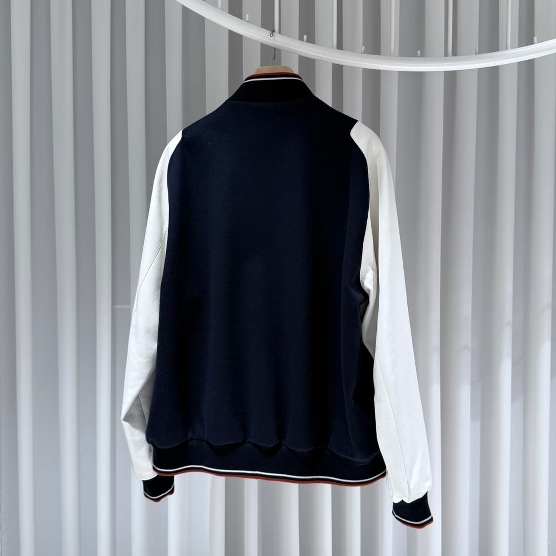 2XL / 로로피아나 LP 레더 바시티 자켓 상품이미지4