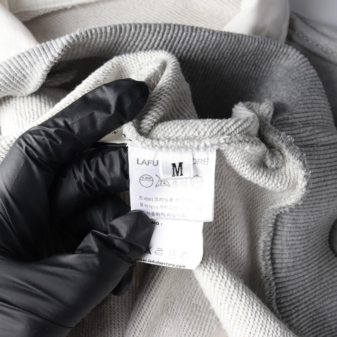 라퍼지스토어 헤비웨이트 럭비 카라 맨투맨 그레이 M 상품이미지7