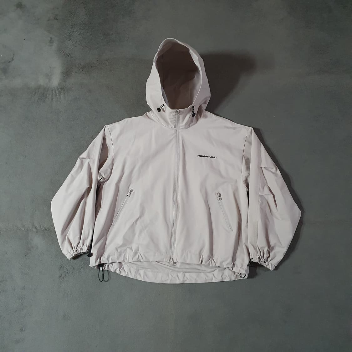 노매뉴얼 페논 윈드 쉘 바람막이 자켓 M 웜그레이 상품이미지2