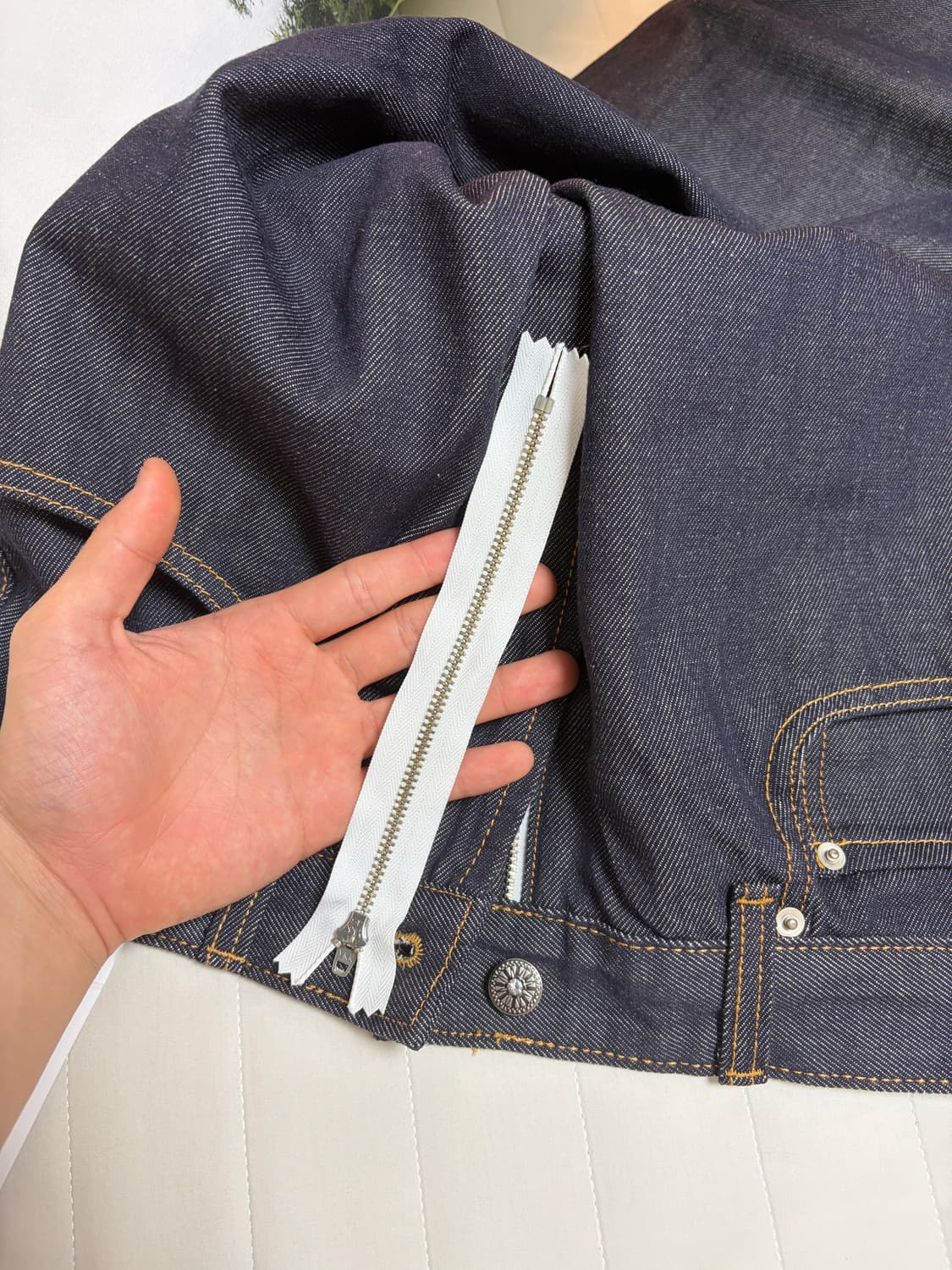 9999아카이브 Linking Wide Denim Pants DN (0) 상품이미지3