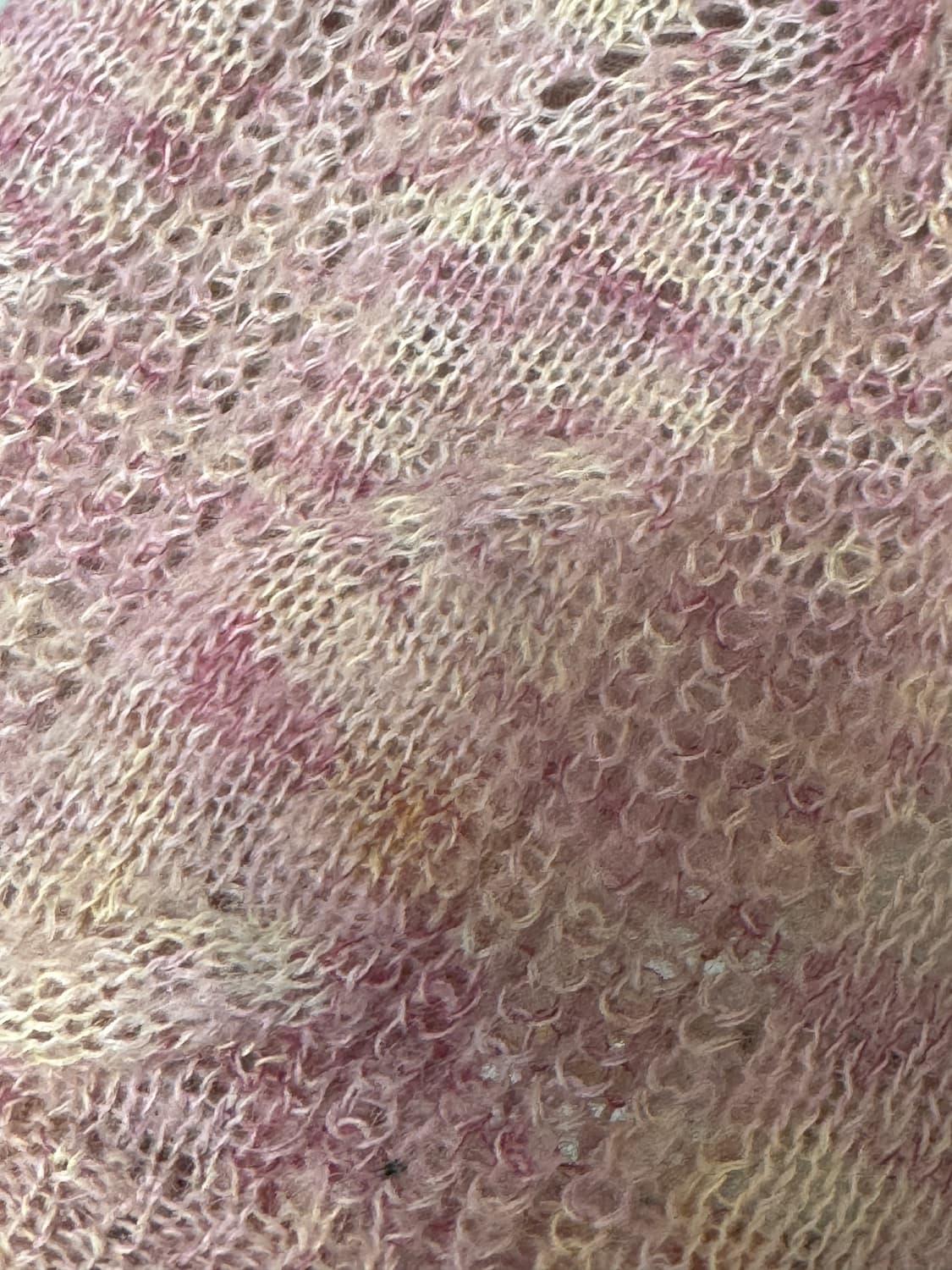 핑크 그물 니트 상품이미지3