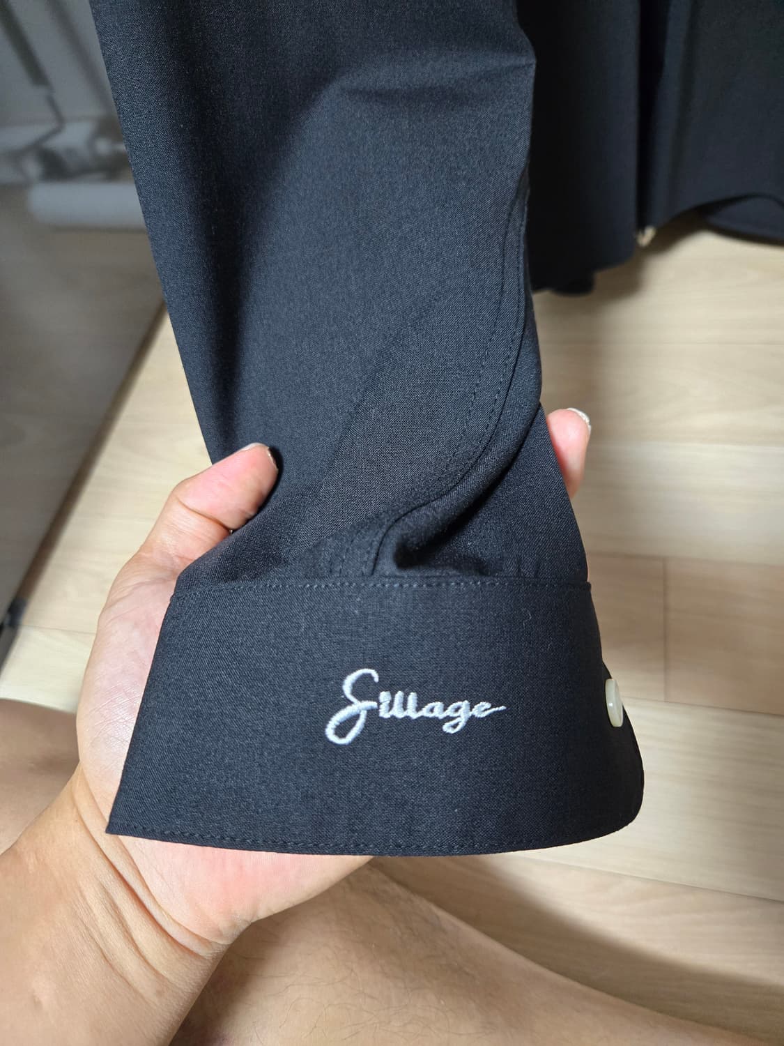 실라주 헨리넥 울 셔츠 상품이미지3