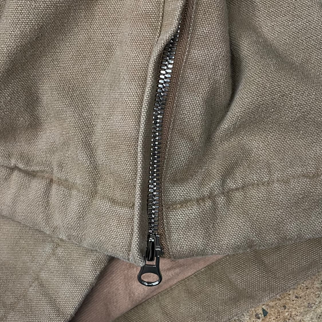 [정품/100] 빈폴 하프집업 후드티 브라운 b17 상품이미지8