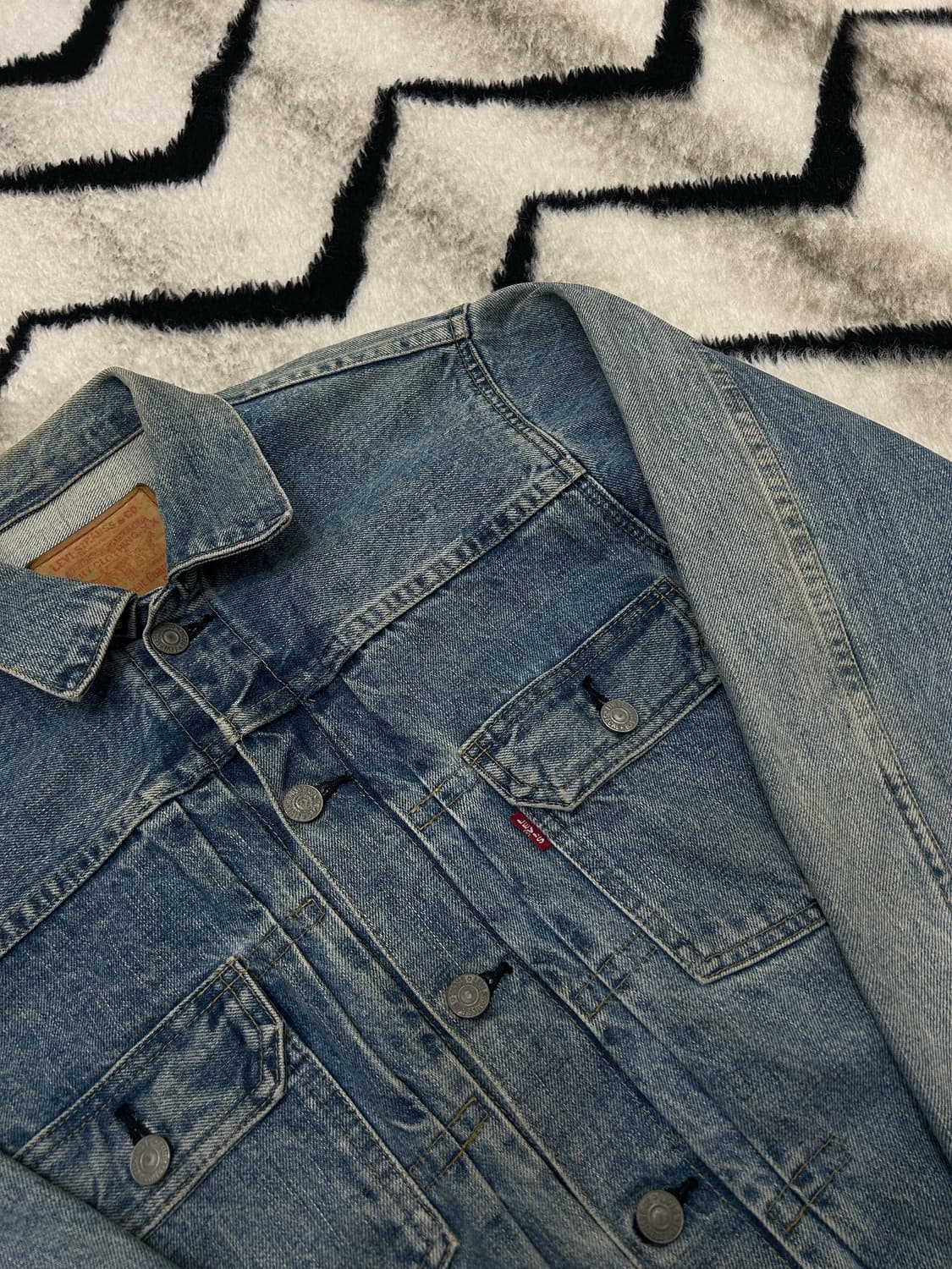 [38]리바이스 90s 71507xx Big e 데님 트러커 자켓 상품이미지1