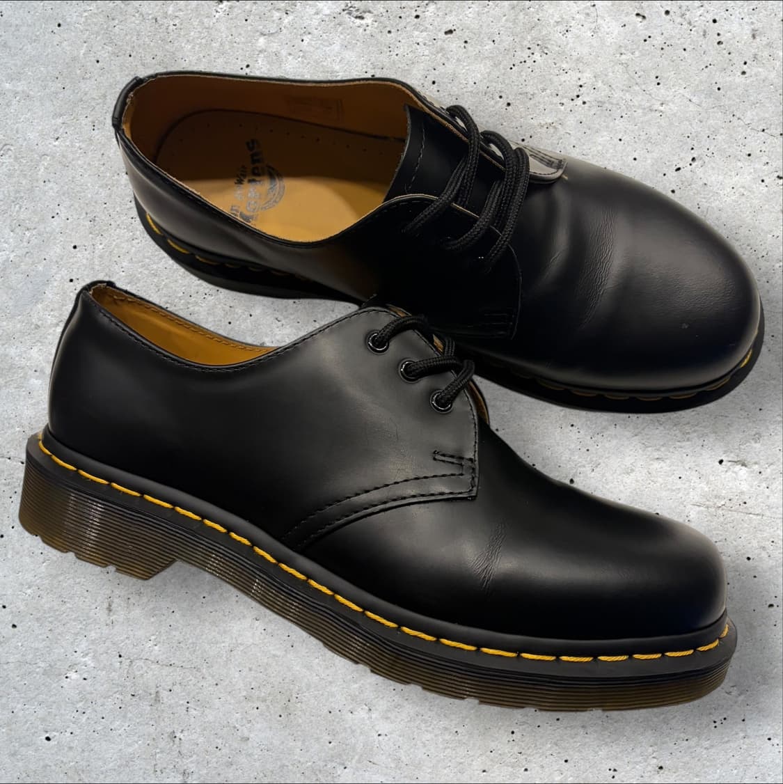 [250] 닥터마틴 1461 3홀 스무스 블랙 레더 슈즈 상품이미지1
