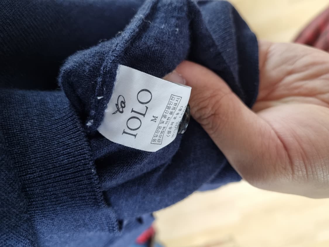 이올로 긴팔 폴로니트 M 상품이미지2