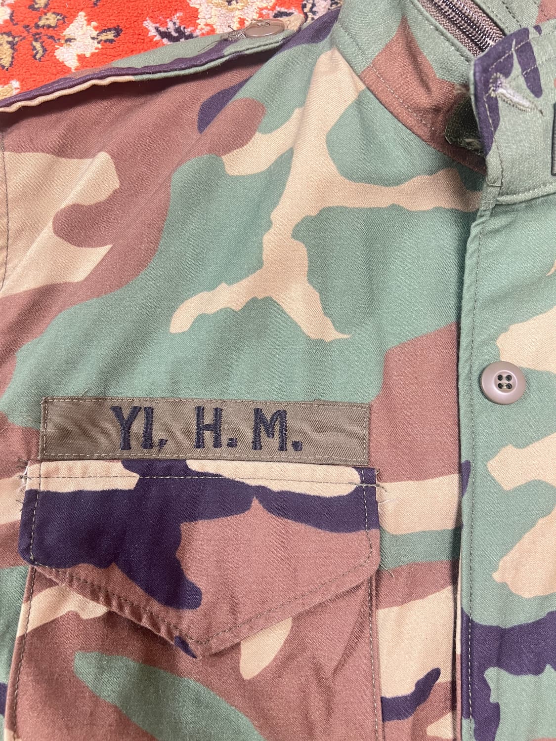90s U.S. Army OG M65 우드랜드 필드자켓 M-S 상품이미지4