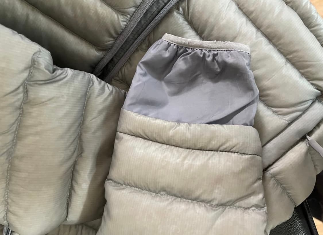 산산기어 서픽스 푸퍼 자켓 그레이 - 24FW 1 상품이미지7