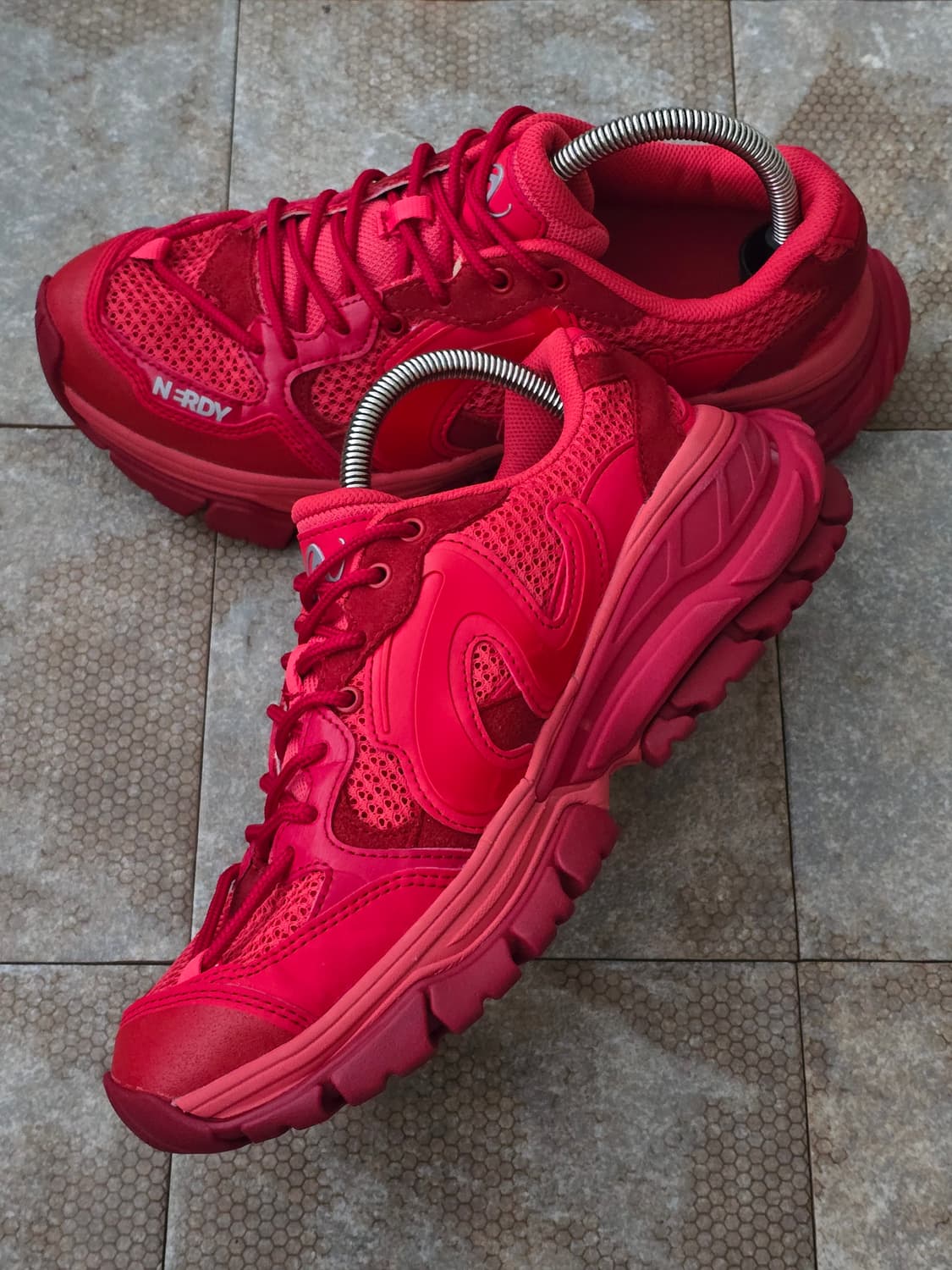 (270)널디 러너 하이 레드  상품이미지5