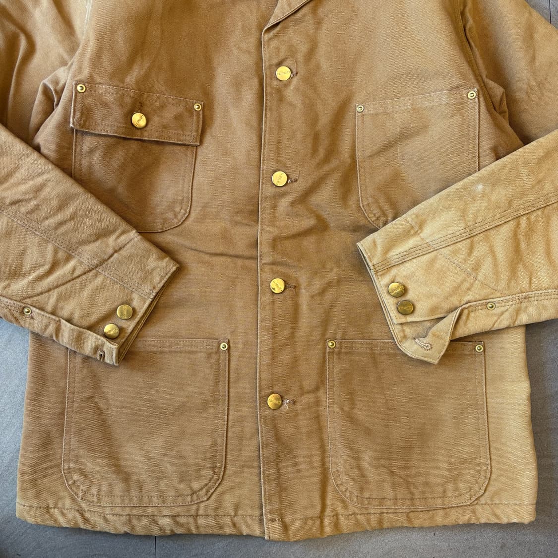 칼하트 정품 미국 생산베이지 덕 초어 자켓 상품이미지4