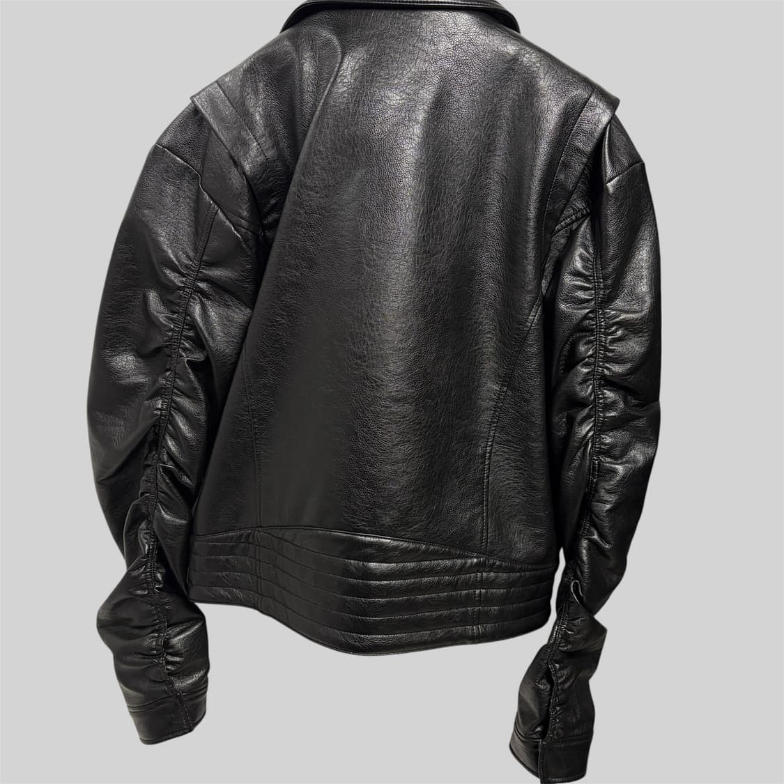 파아카이브 레더 퍼커링 자켓 1 상품이미지4