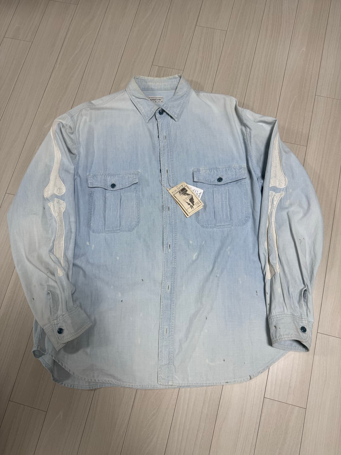 캐피탈 샴브레이 본 셔츠 5사이즈 판매합니다. 상품이미지2