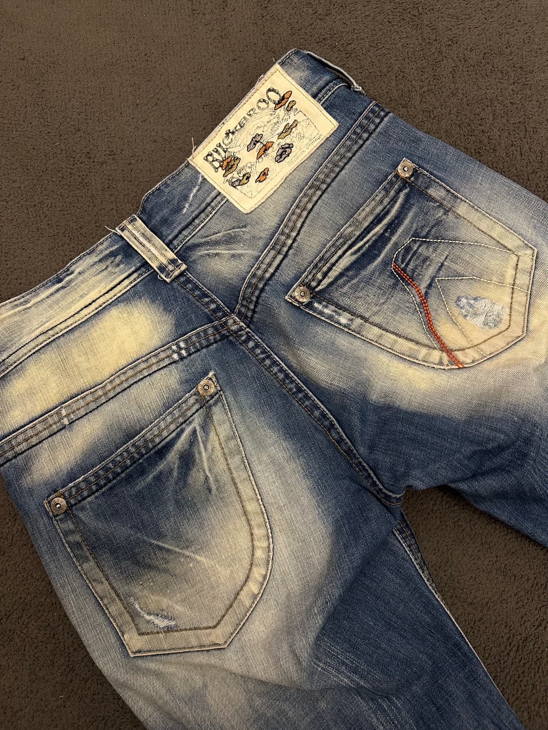 버커루 빈티지 워싱 부츠컷 처분 대장  상품이미지4