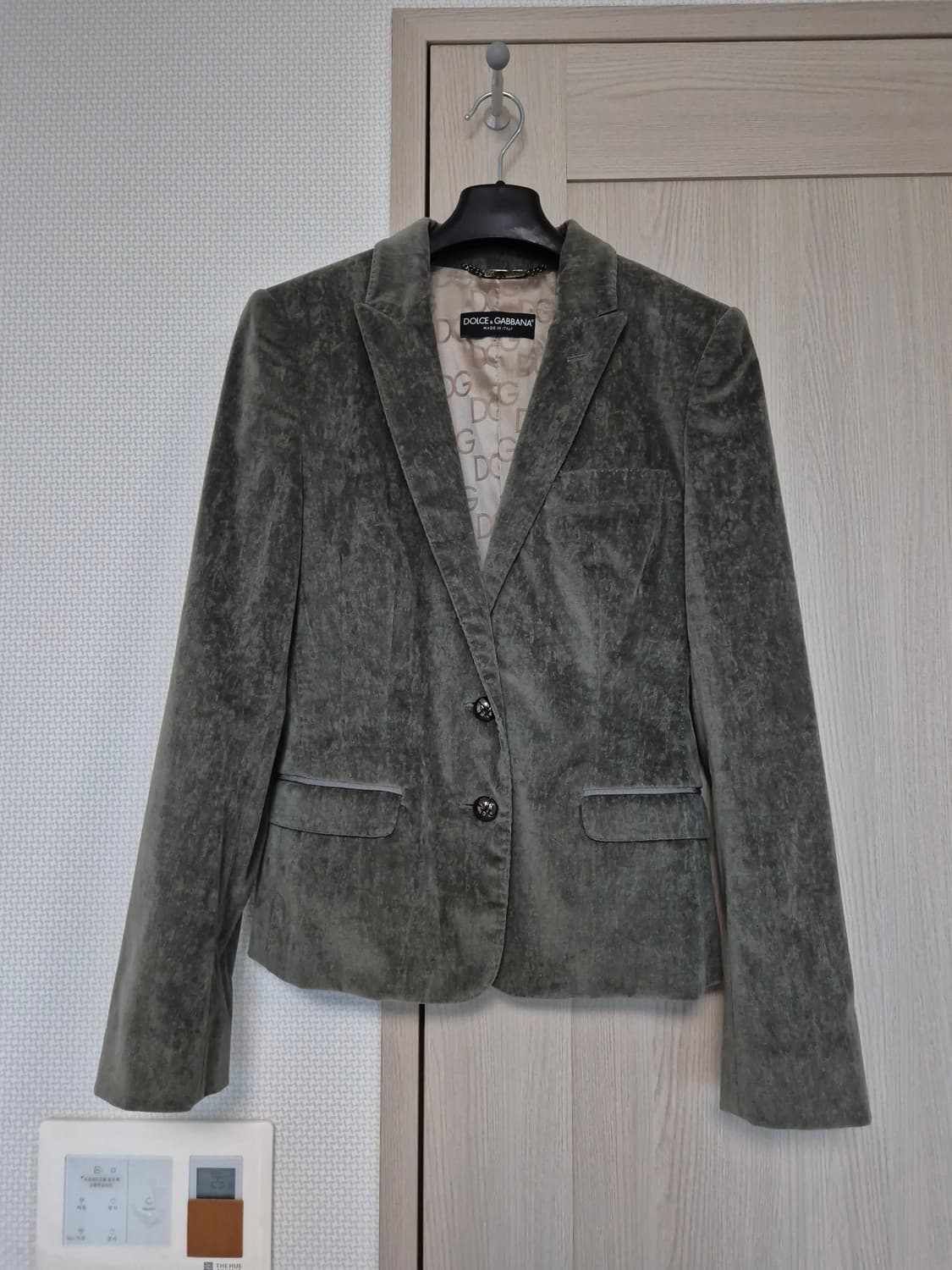 돌체앤가바나 벨벳 블레이저 자켓 상품이미지1