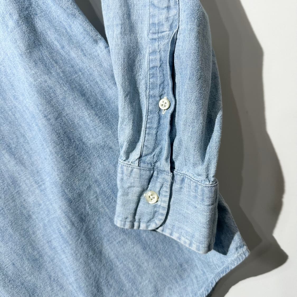 폴로 랄프로렌 샴브레이 데님 셔츠 상품이미지5