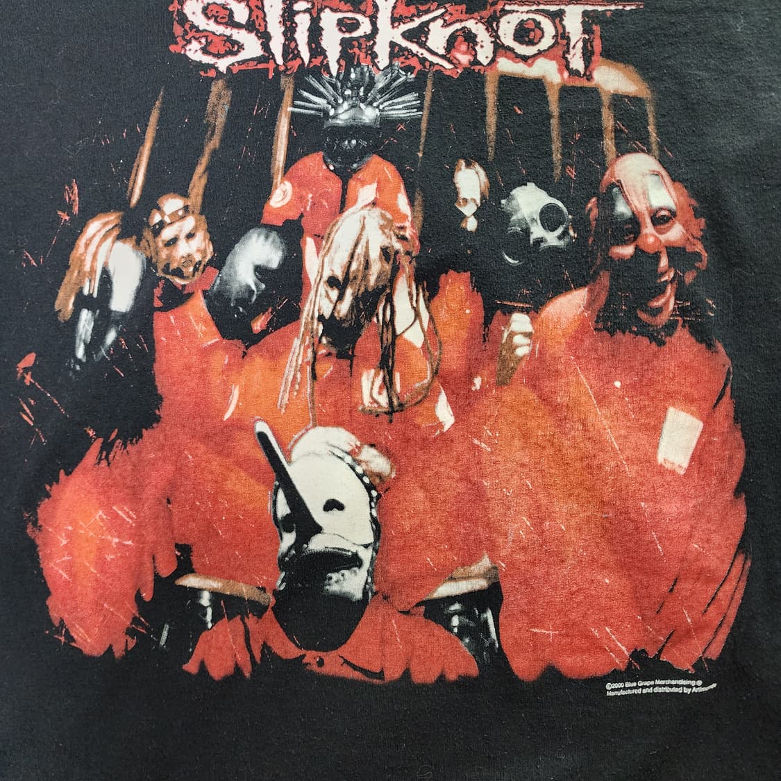 [L] 00s 슬립낫 slipknot 빈티지 밴드티 상품이미지2