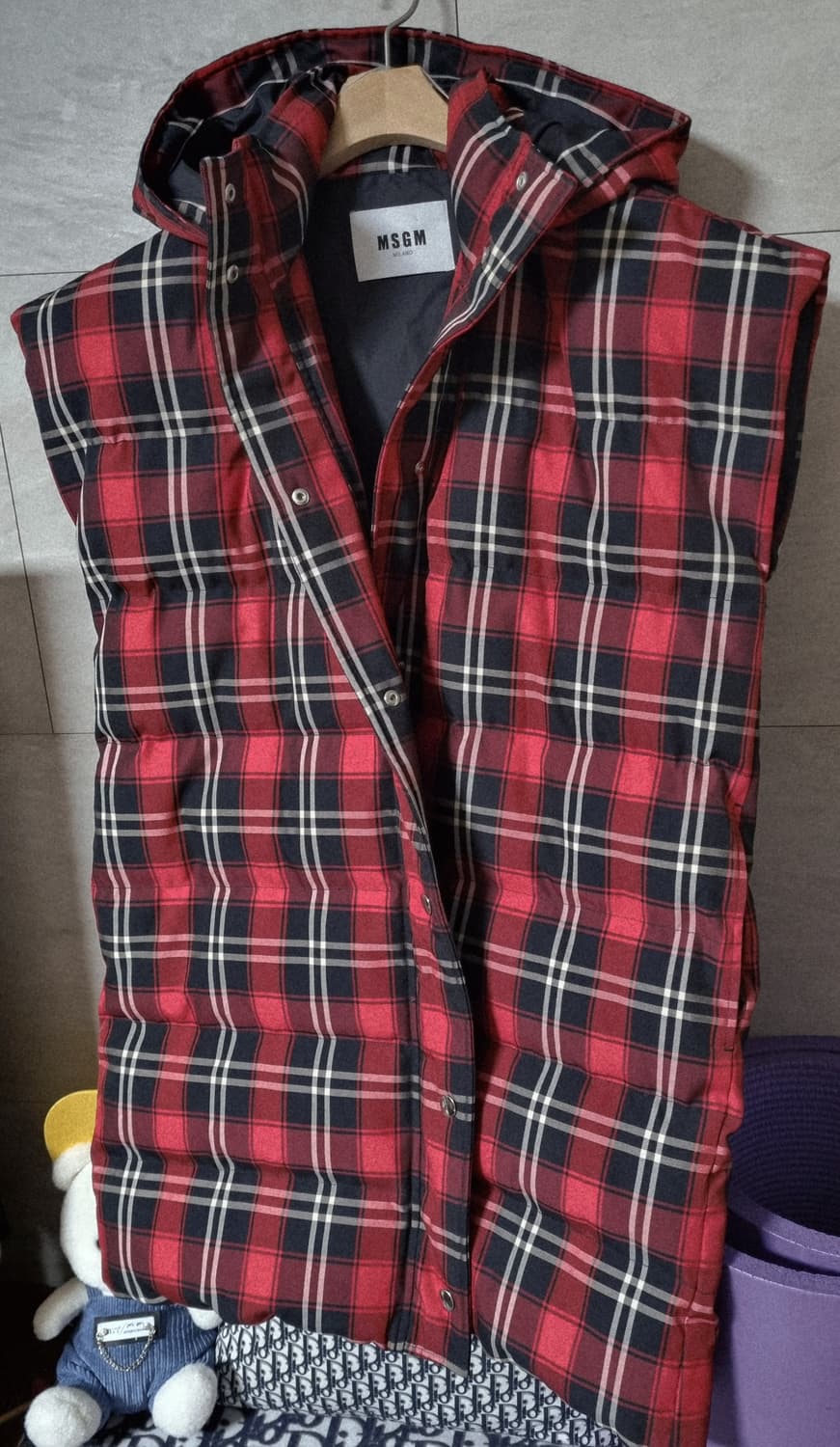 정품) MSGM  패딩  조끼 상품이미지2