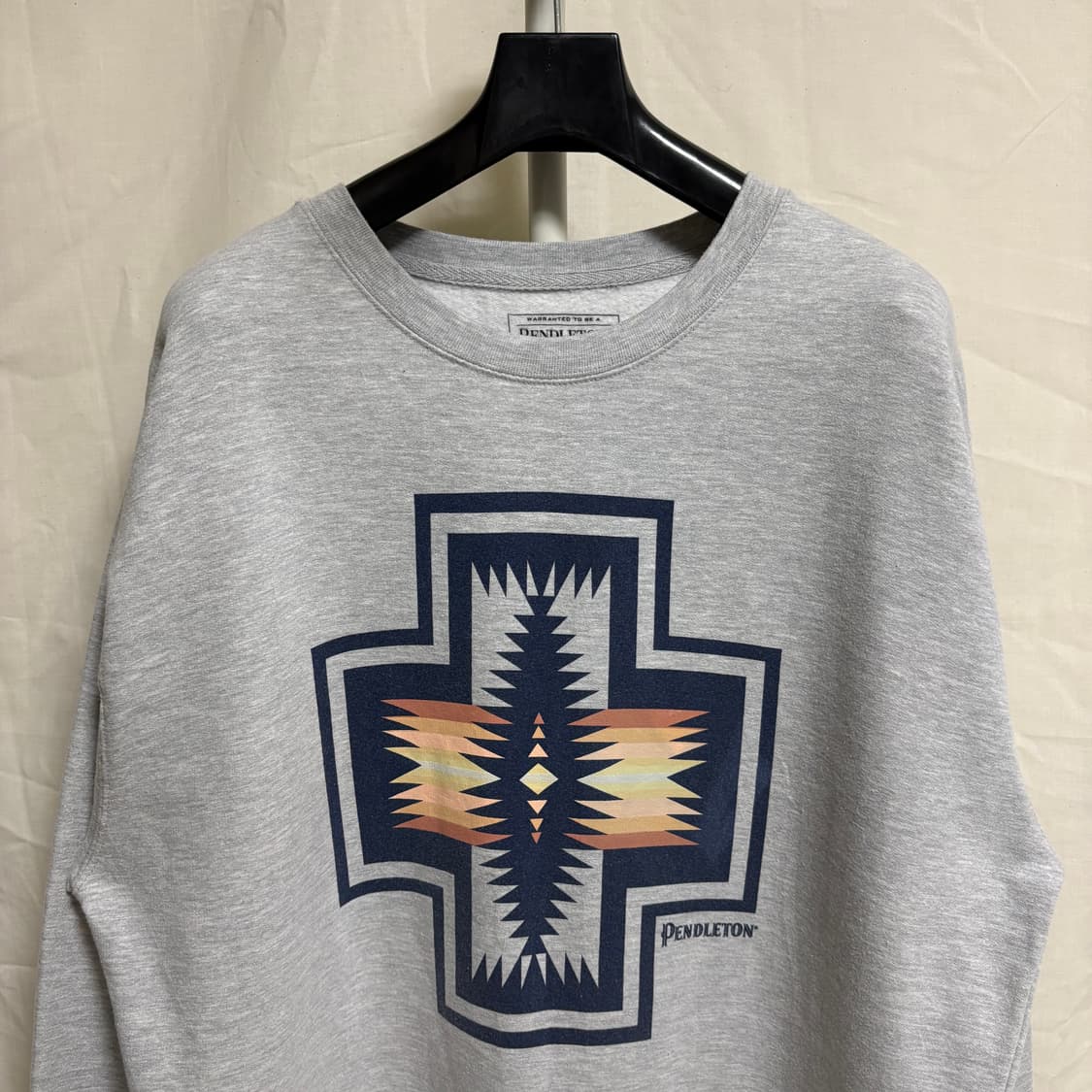 펜들턴 네이티브 아메리칸 나바호 프린트 맨투맨 스웻셔츠 / 그레이, XL 상품이미지2