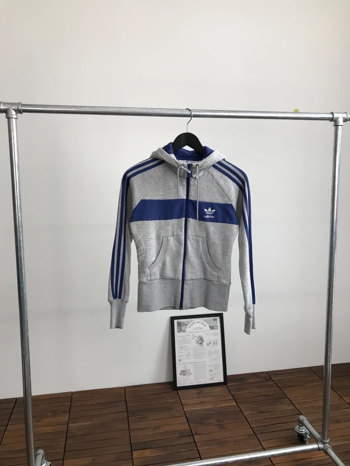 Adidas Big Trefoil Zip-Up Hoodie 상품이미지4
