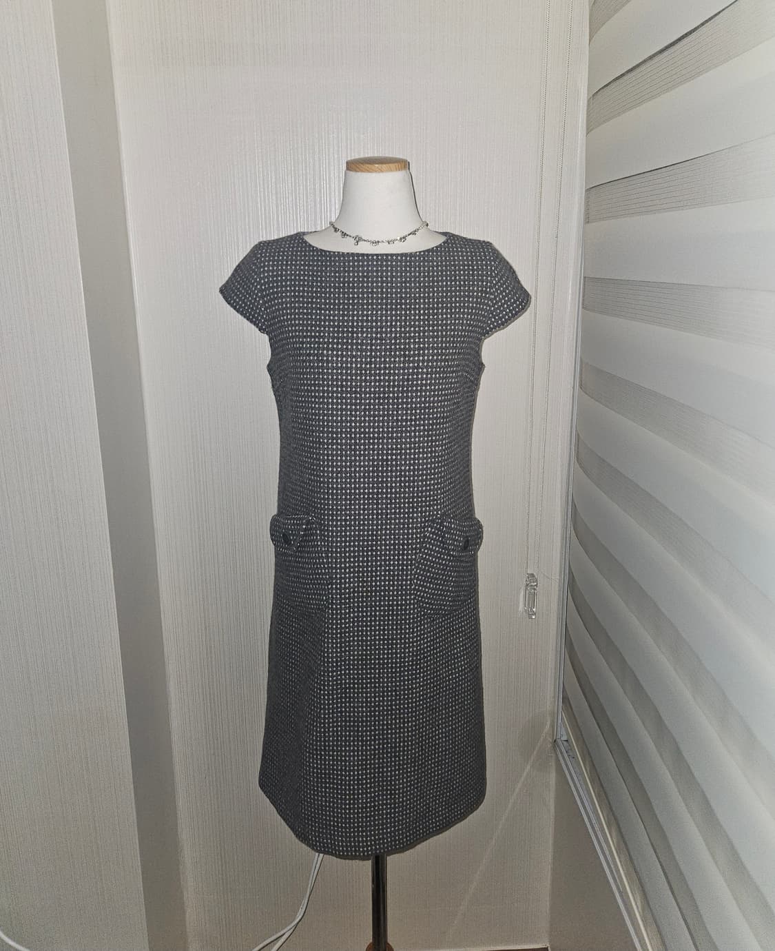 te chichi 윈터 그레이 울  포켓 원피스 니혼진 공겜여주 히메갸루 상품이미지1