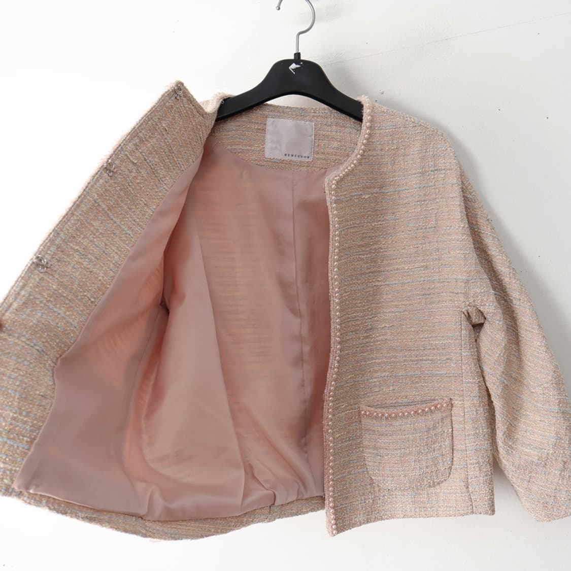 44/레니본 트위드 자켓 상품이미지6