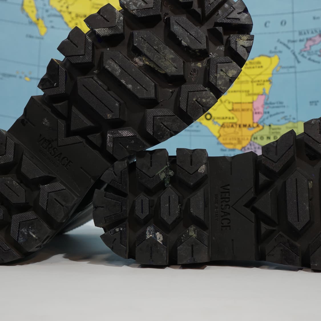 베르사체 그레카 포르티코 레더 부츠 상품이미지9