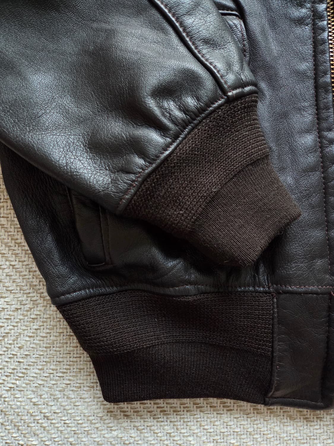 90s OG US 보더 패트롤 레더 듀티 자켓 상품이미지7