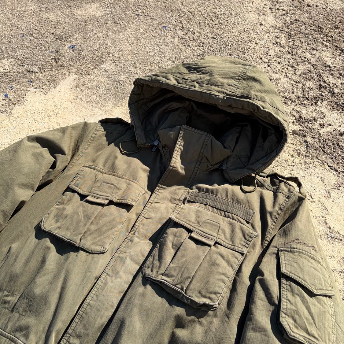 에디바우어 빈티지 구스다운 패딩 자켓 M 상품이미지3